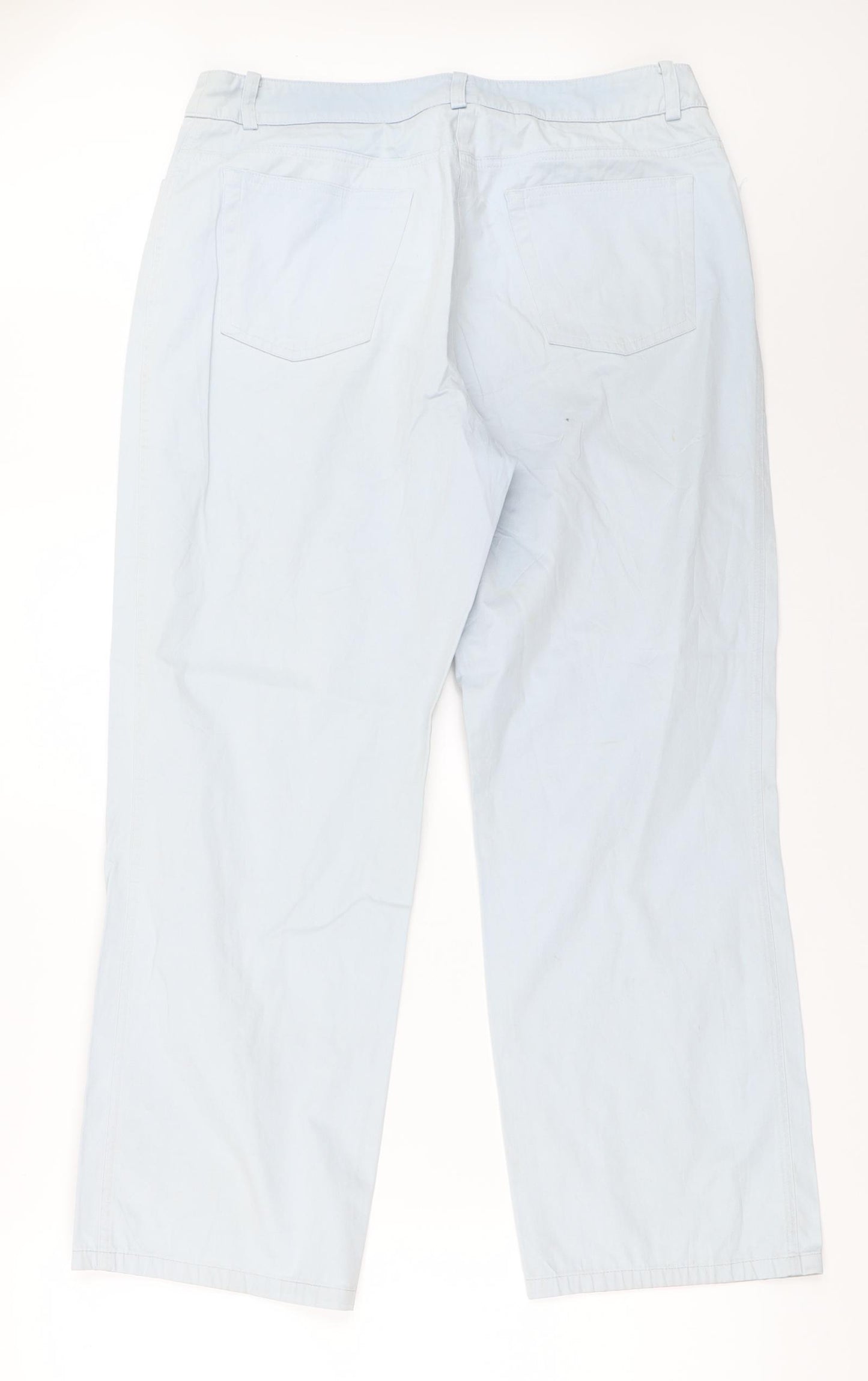 Jaeger Womens Blue   Trousers  Size 14 L27 in