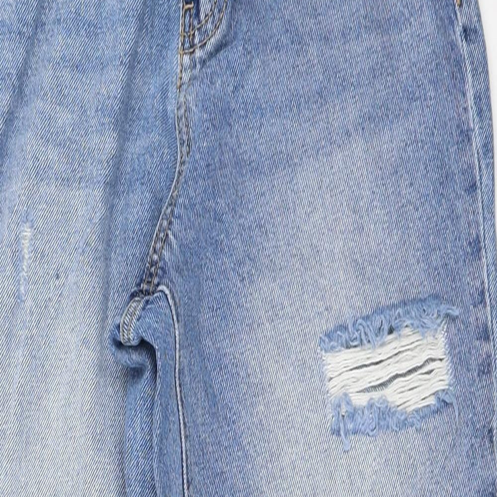 Primark Womens Blue  Denim Straight Jeans Size 8 L24 in