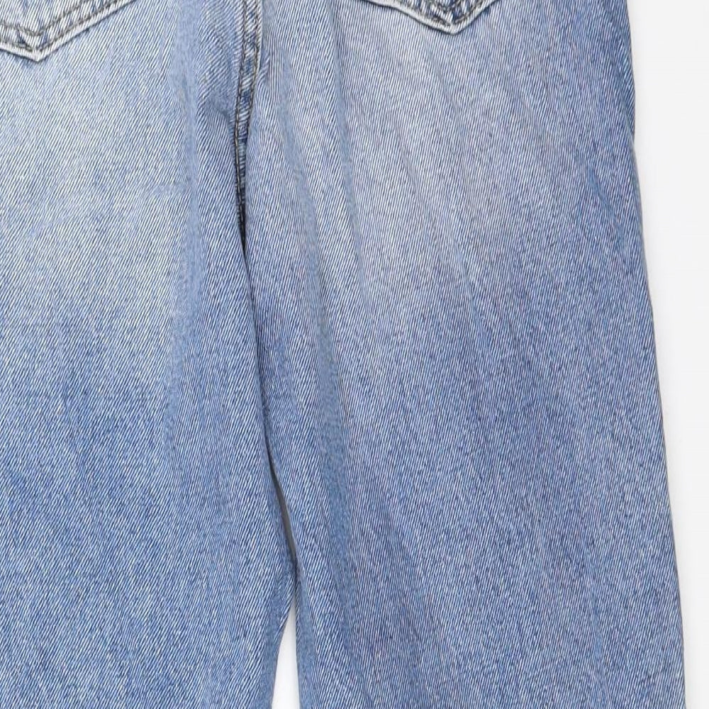 Primark Womens Blue  Denim Straight Jeans Size 8 L24 in