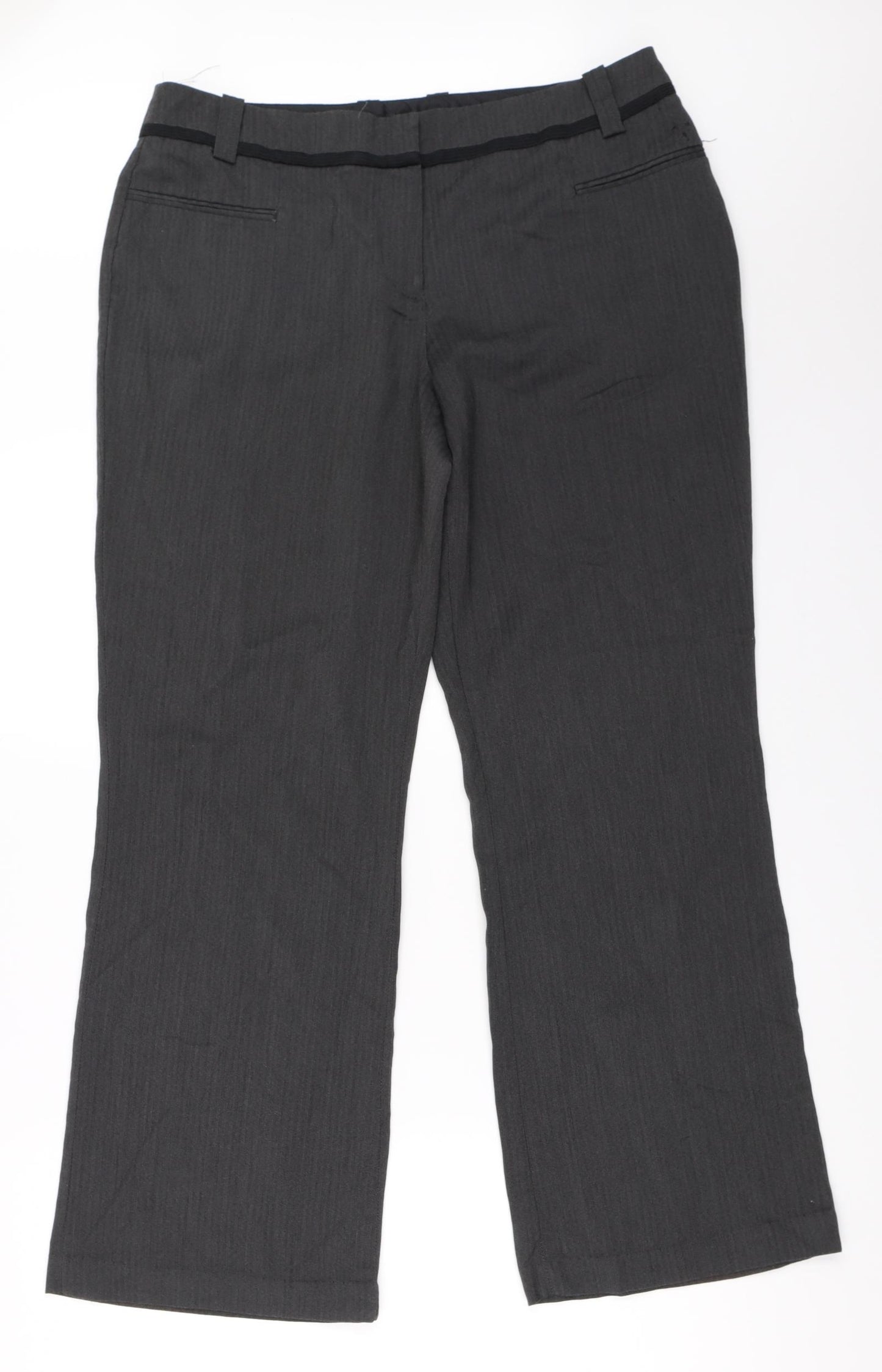NEXT Womens Grey   Trousers  Size 14 L29 in