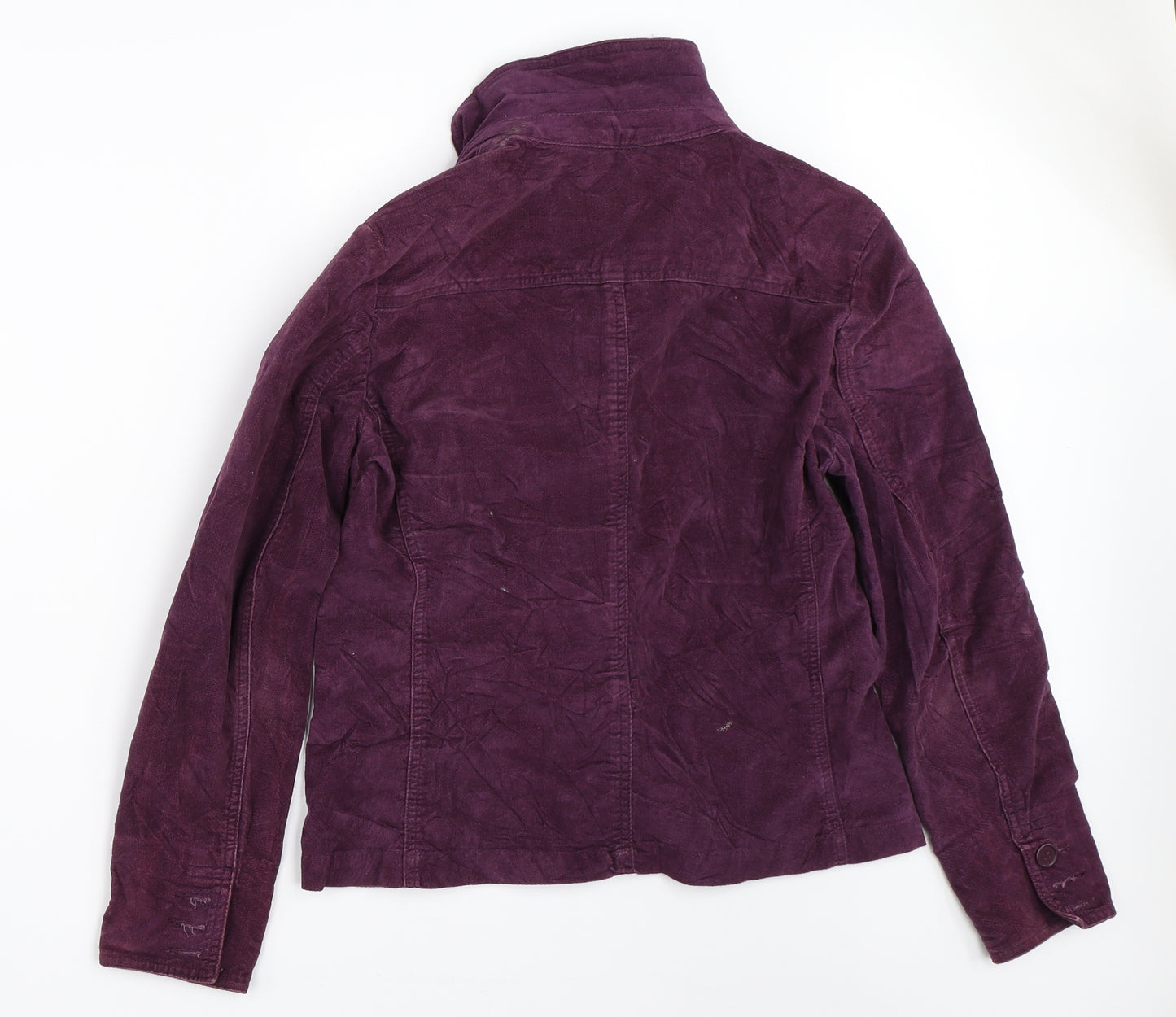 M&Co Womens Purple  Corduroy Jacket  Size 14