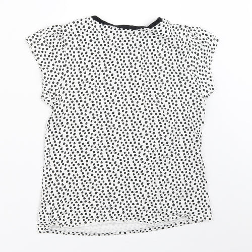 George Girls White Solid  Top Pyjama Top Size 9-10 Years