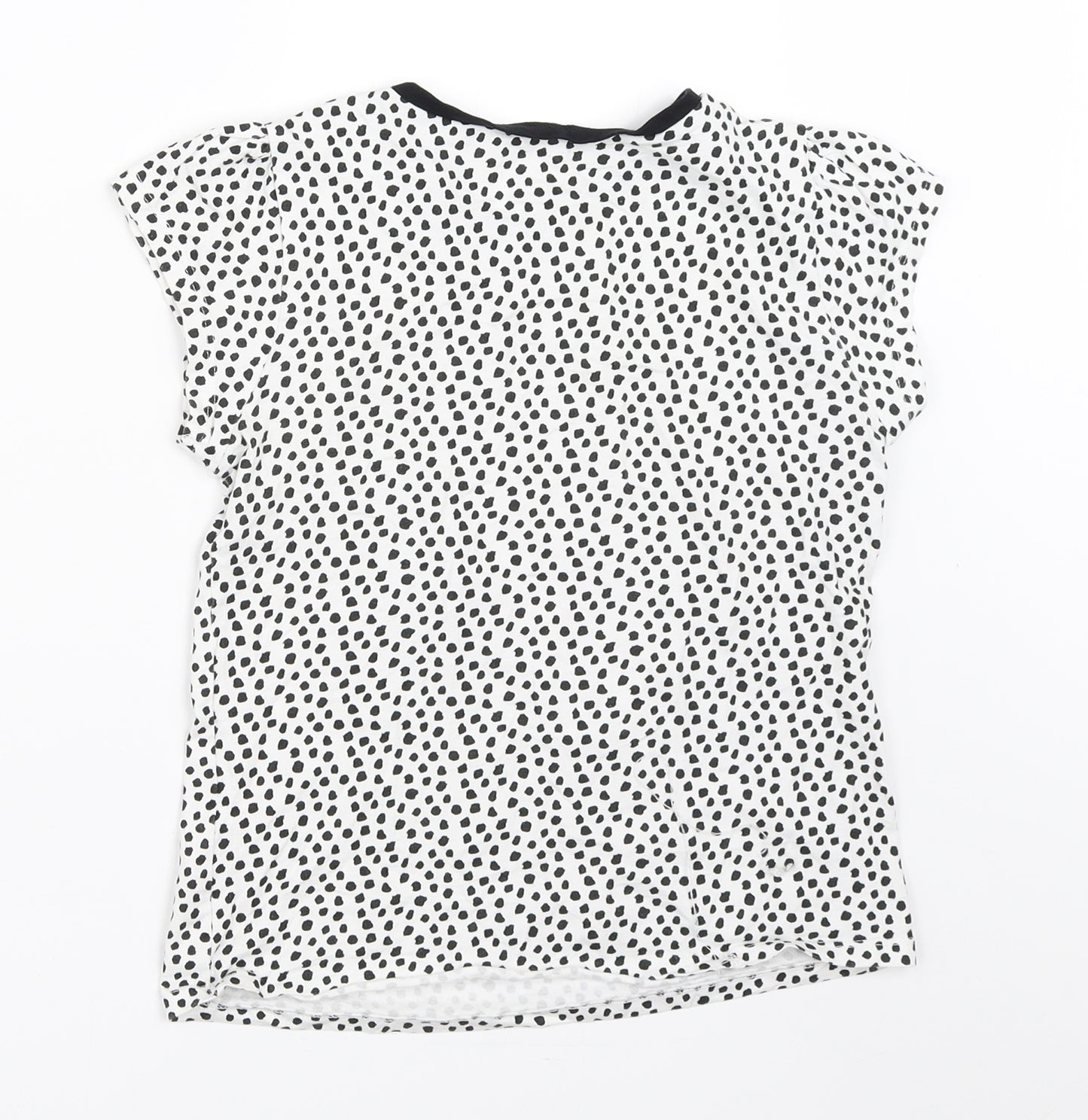 George Girls White Solid  Top Pyjama Top Size 9-10 Years