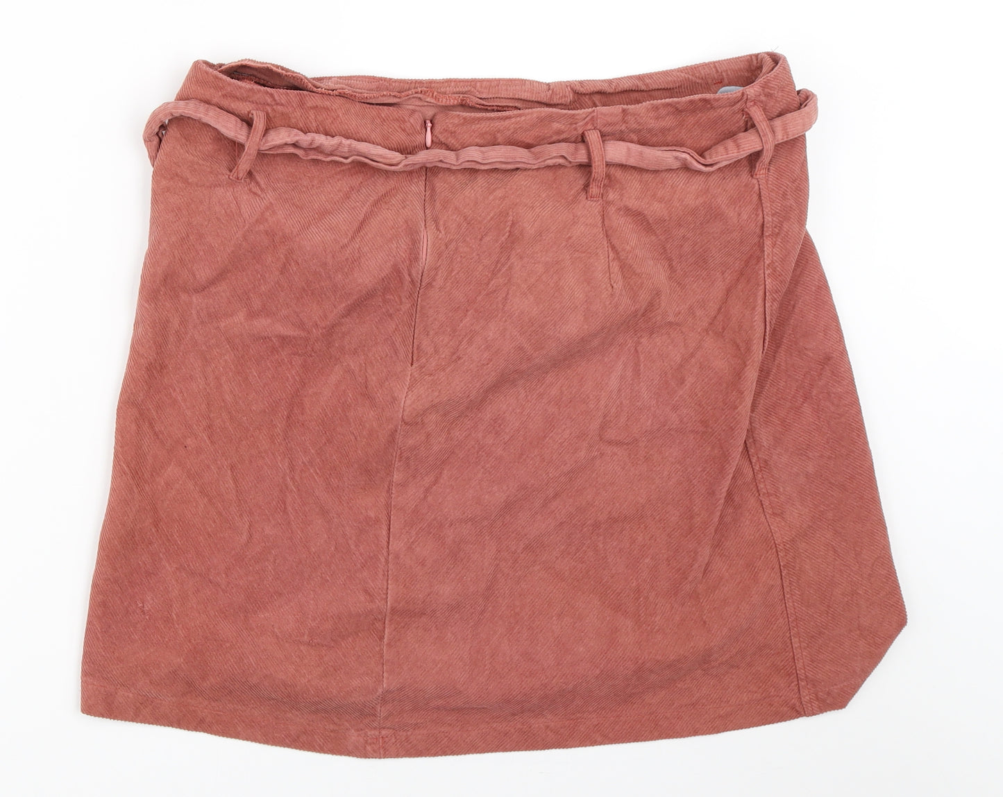 New Look Womens Pink  Corduroy Mini Skirt Size 16
