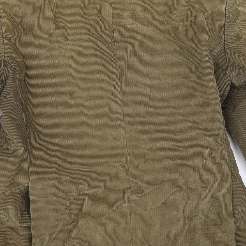 Marks and Spencer Mens Beige  Corduroy Jacket Blazer Size 40