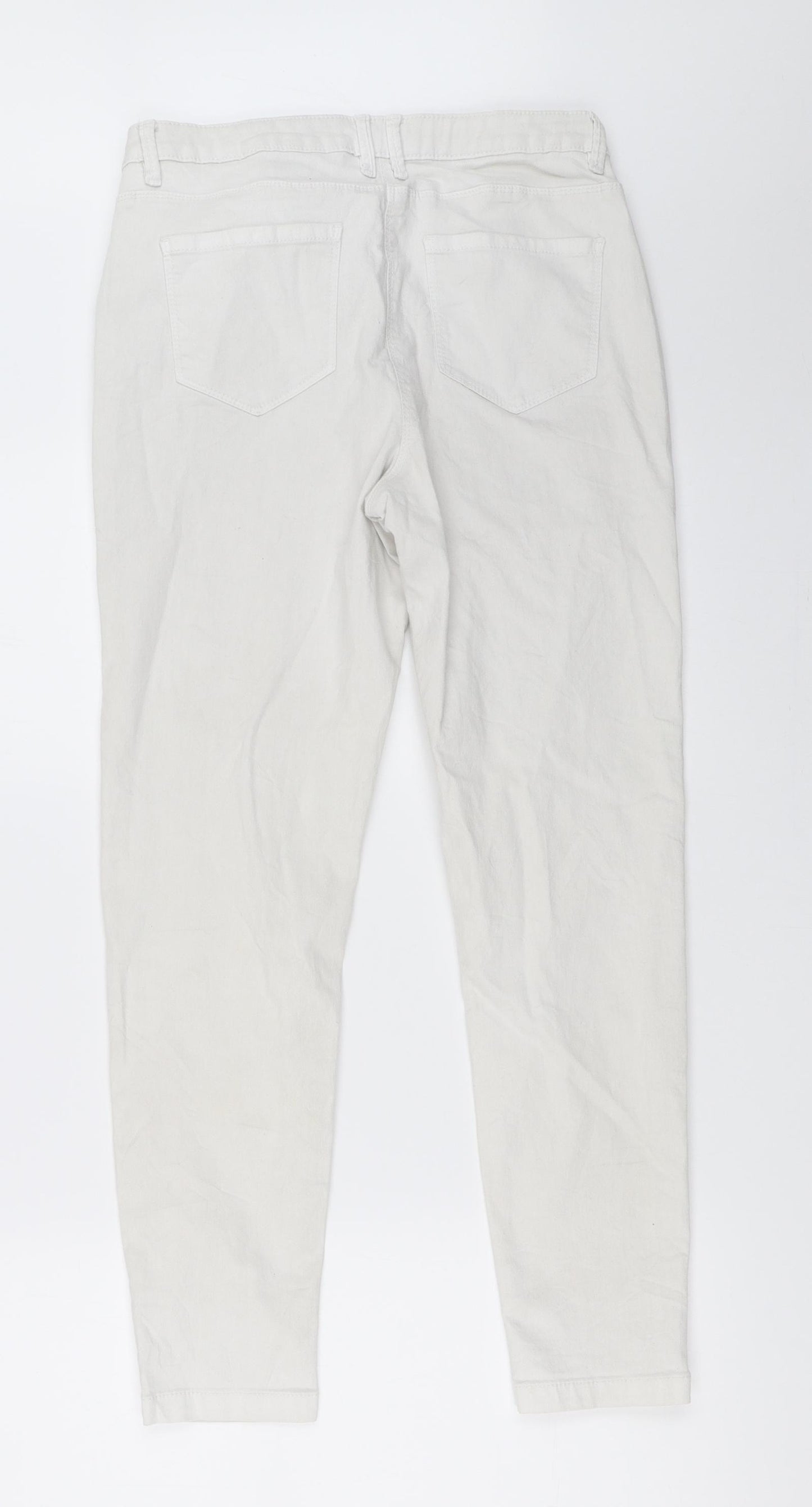George Womens White   Skinny Jeans Size 12 L26 in
