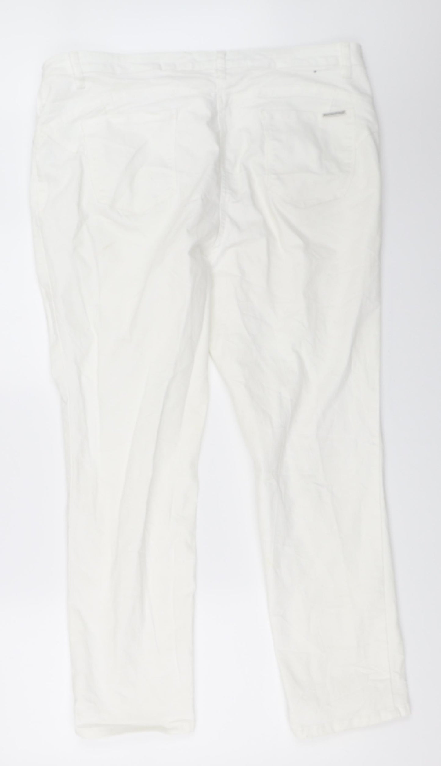 David Emanuel Womens White   Straight Jeans Size 20 L28 in