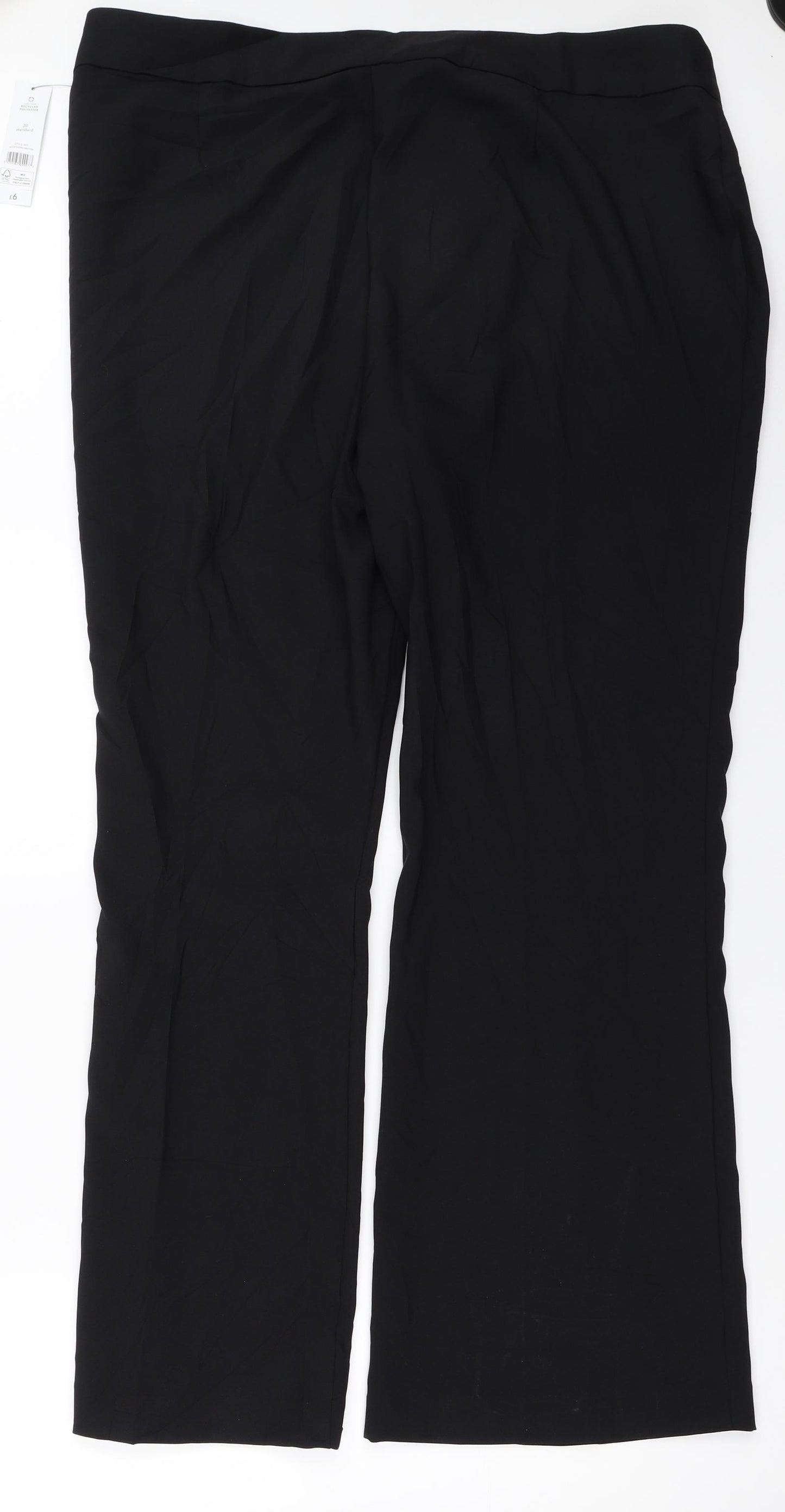 George Womens Black   Trousers  Size 20 L31 in