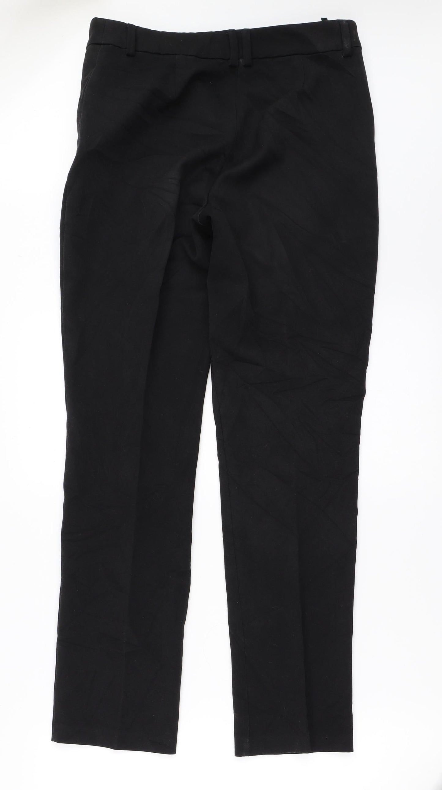 Marks and Spencer Womens Black   Trousers  Size 10 L29.5 in