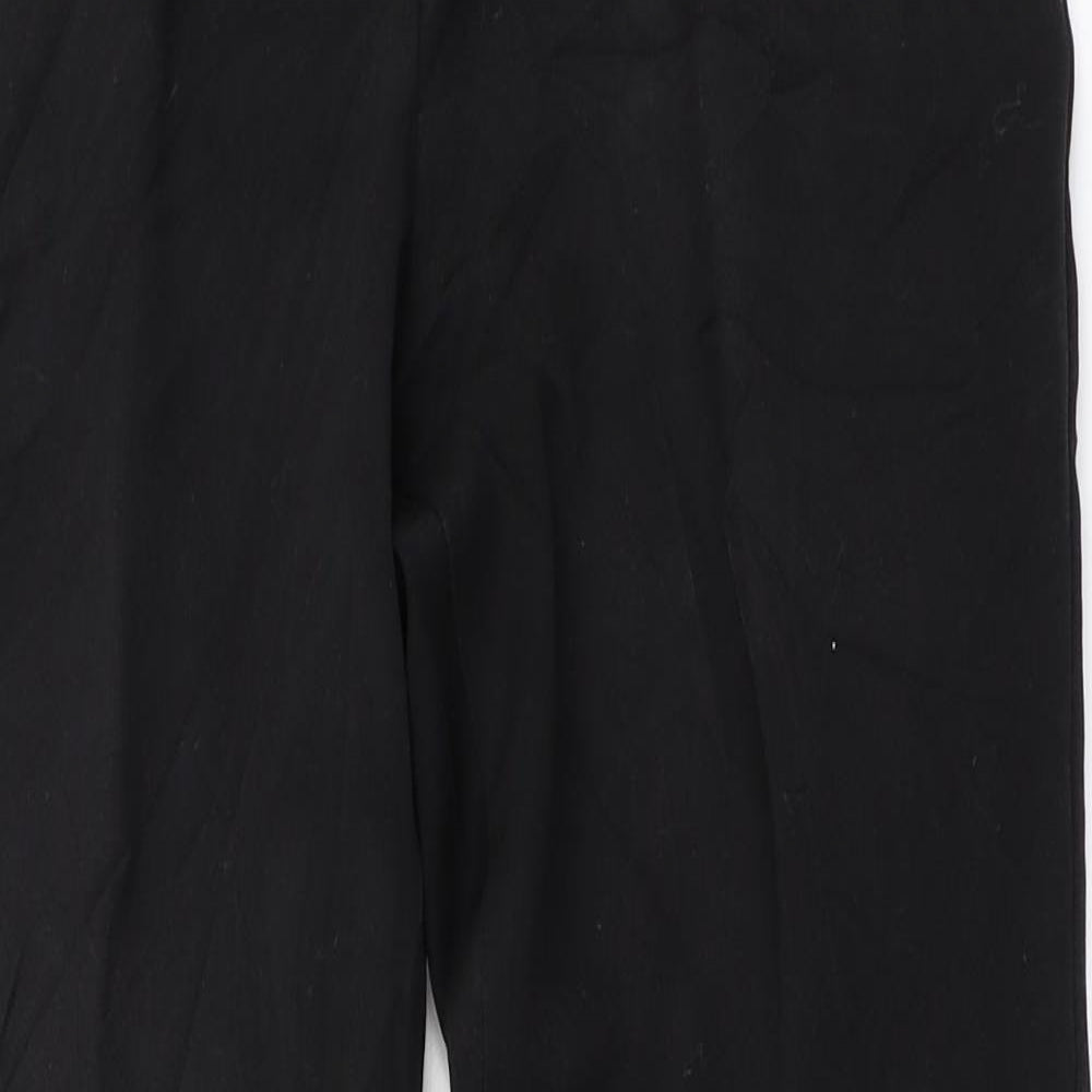 Marks and Spencer Womens Black   Trousers  Size 10 L29.5 in