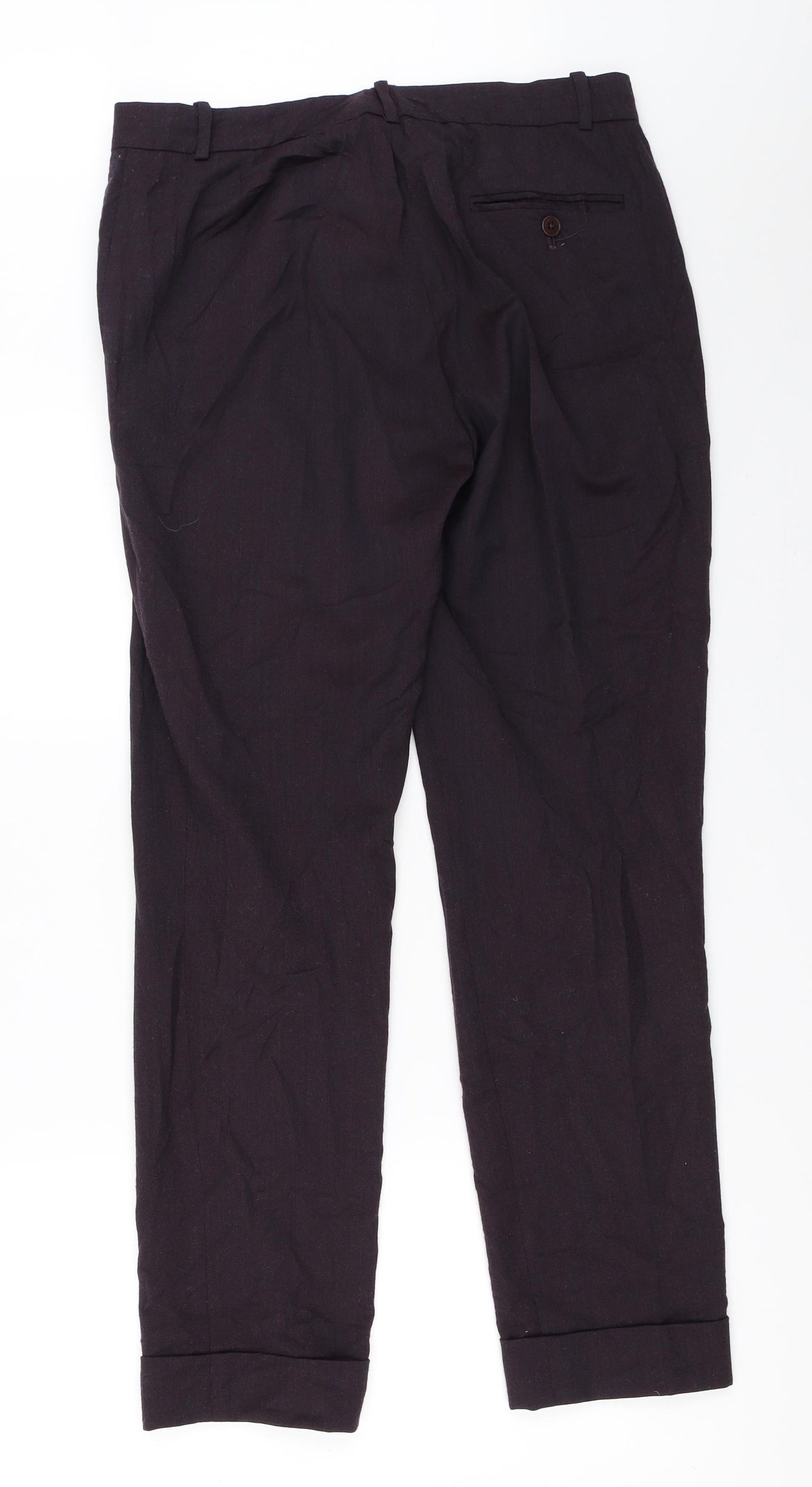 Jigsaw Womens Purple   Trousers  Size 10 L29 in