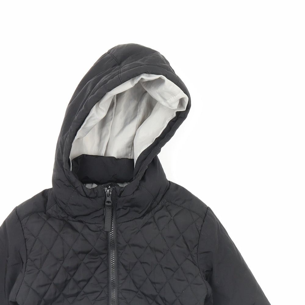 River Island Boys Black   Rain Coat Coat Size 5 Years