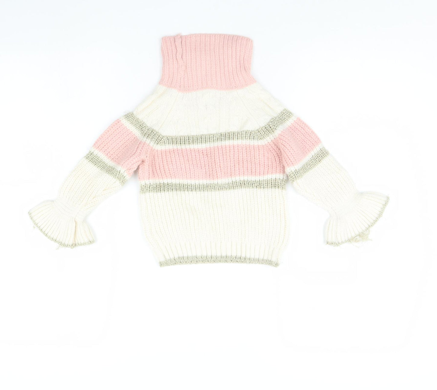 River Island Girls Beige   Pullover Jumper Size 12-18 Months