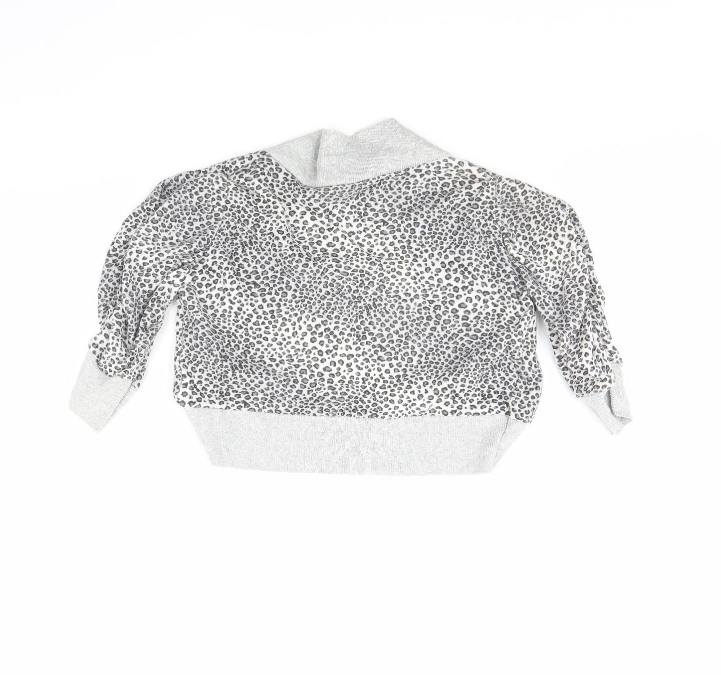 Ethel Austin Girls Grey Animal Print  Jacket  Size 12 Years
