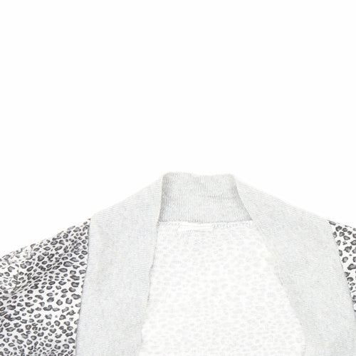Ethel Austin Girls Grey Animal Print  Jacket  Size 12 Years