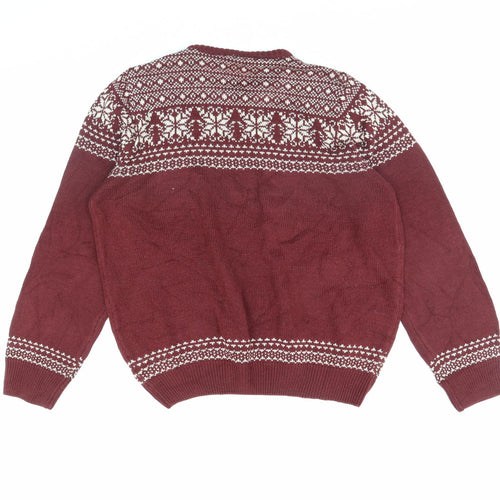Easy Mens Red   Pullover Jumper Size L