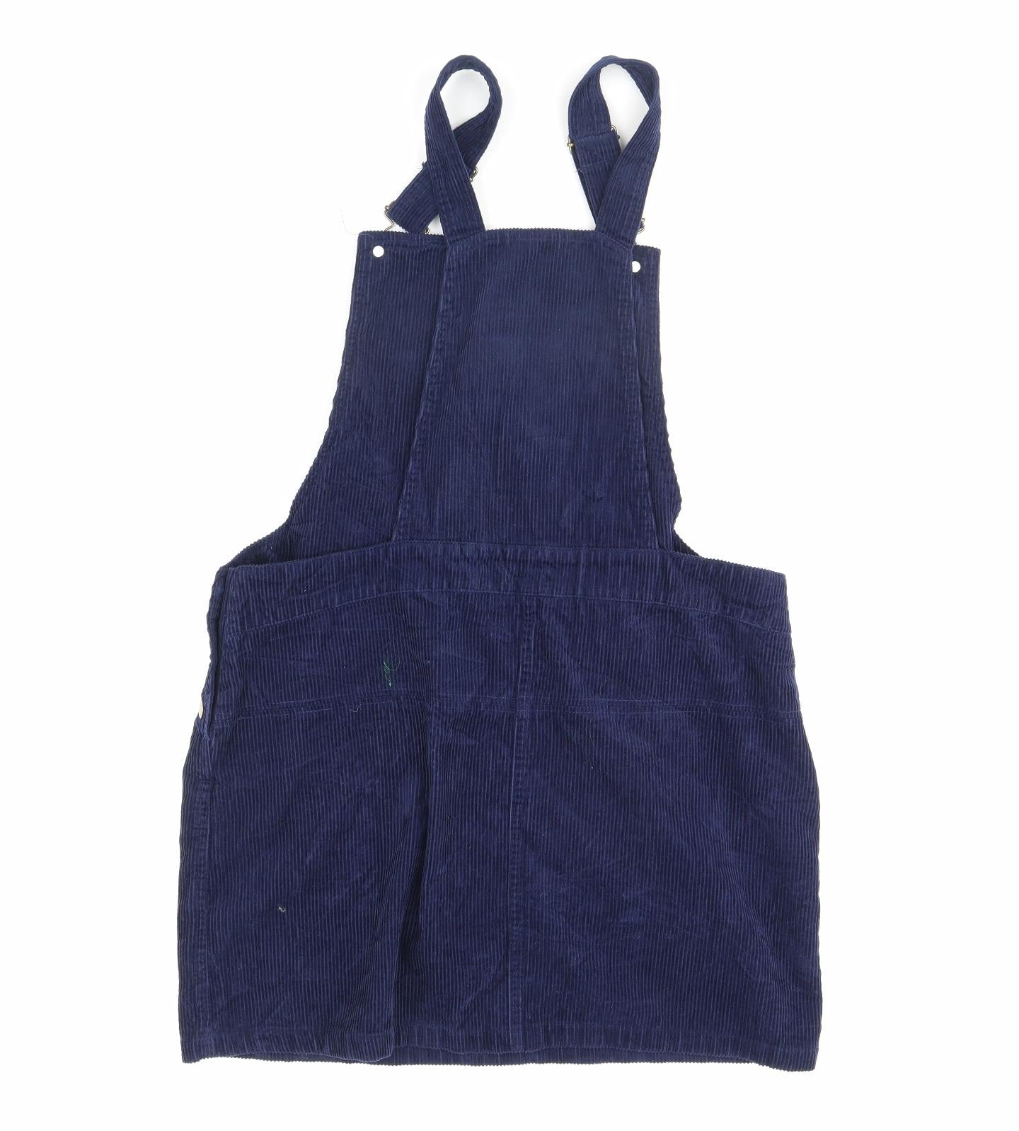 George Womens Blue  Corduroy Pinafore/Dungaree Dress  Size 14