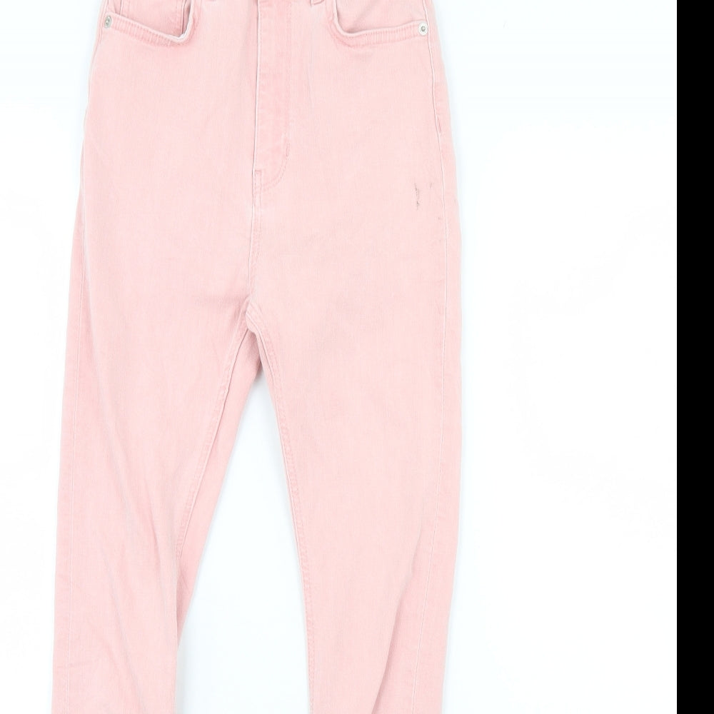 Zara Womens Pink  Denim Skinny Jeans Size 6 L27 in