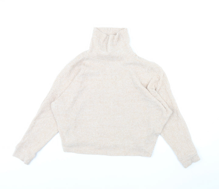 F&F Womens Beige Pullover Jumper Size 12