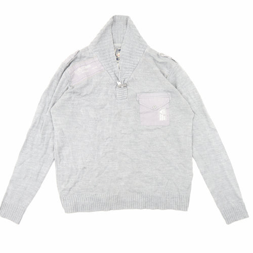Cedar Wood State Mens Grey   Pullover Jumper Size XL
