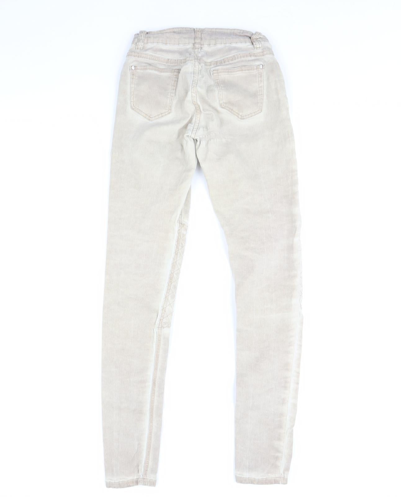 Preworn Womens Beige   Skinny Jeans Size 8 L28 in