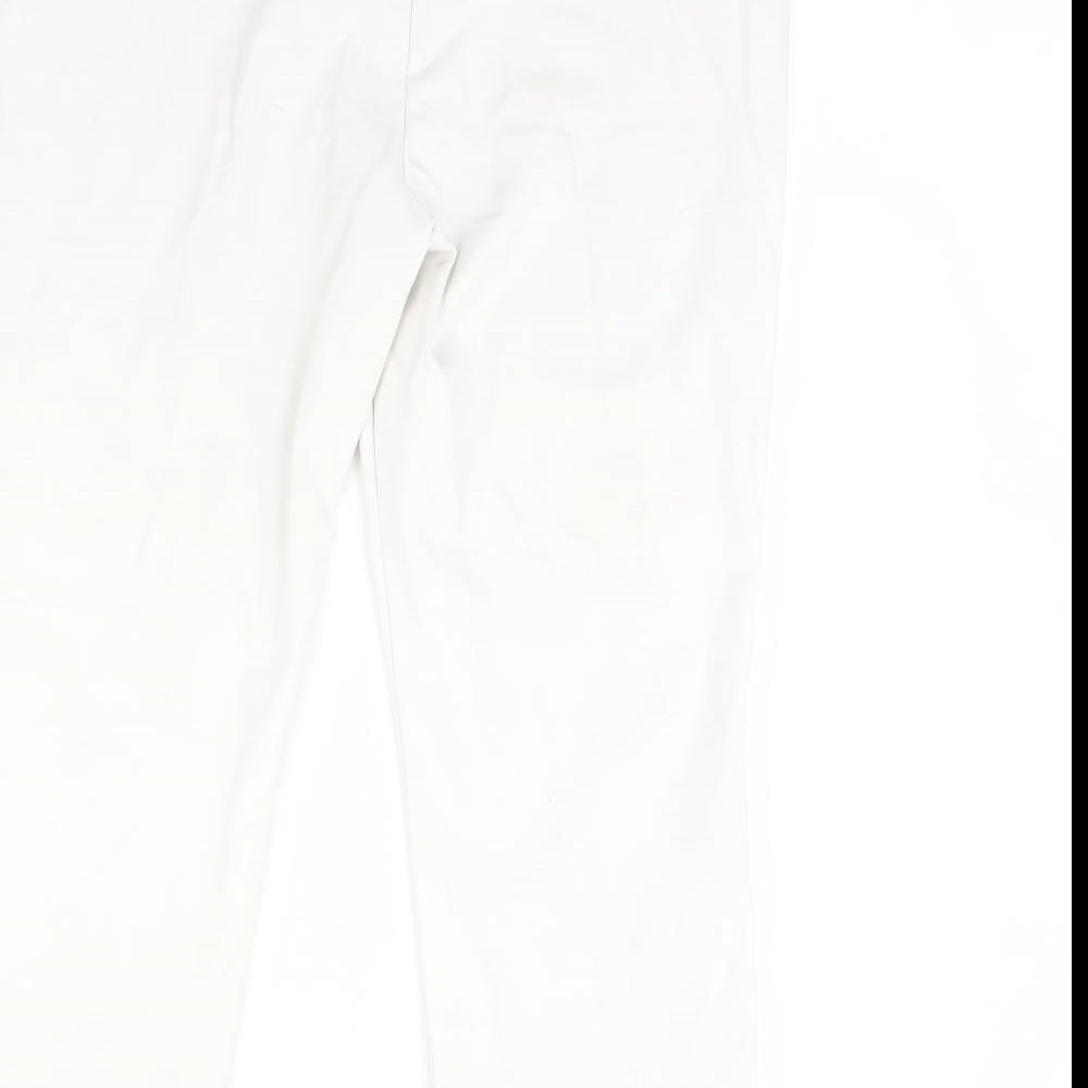 Papaya Womens White   Trousers  Size 16 L29 in