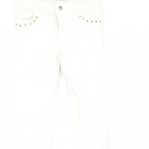 Yessica Womens White  Denim Skinny Jeans Size 8 L29 in