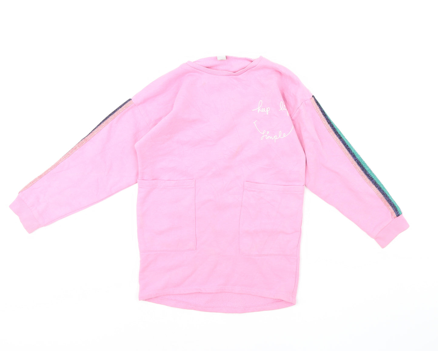 TU Girls Pink   Pullover Jumper Size 9 Years