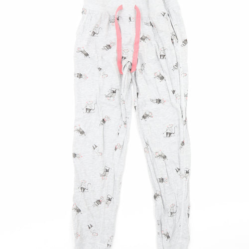NEXT Womens Grey Solid  Cami Pyjama Pants Size M