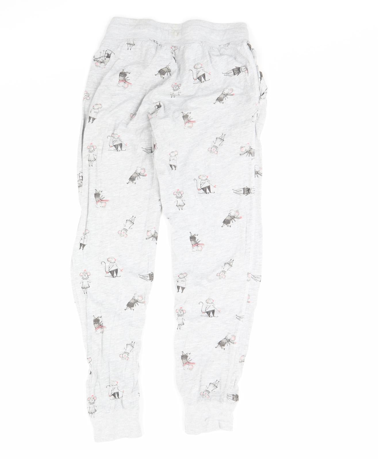 NEXT Womens Grey Solid  Cami Pyjama Pants Size M