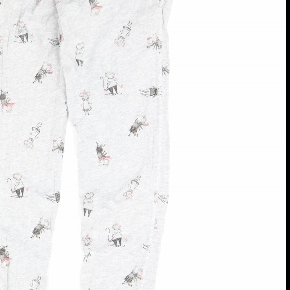NEXT Womens Grey Solid  Cami Pyjama Pants Size M