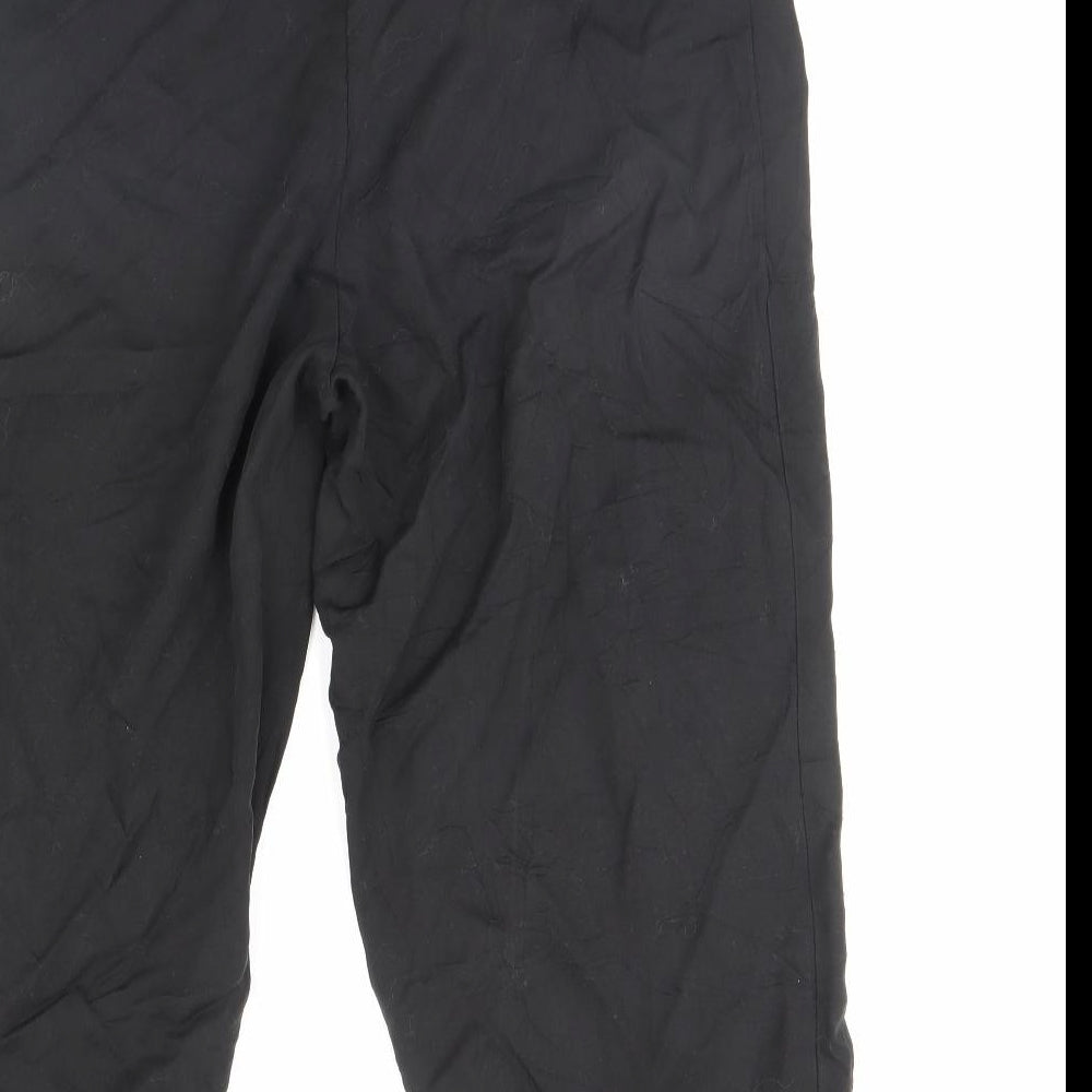 Preworn Womens Black   Trousers  Size 30 in L28 in