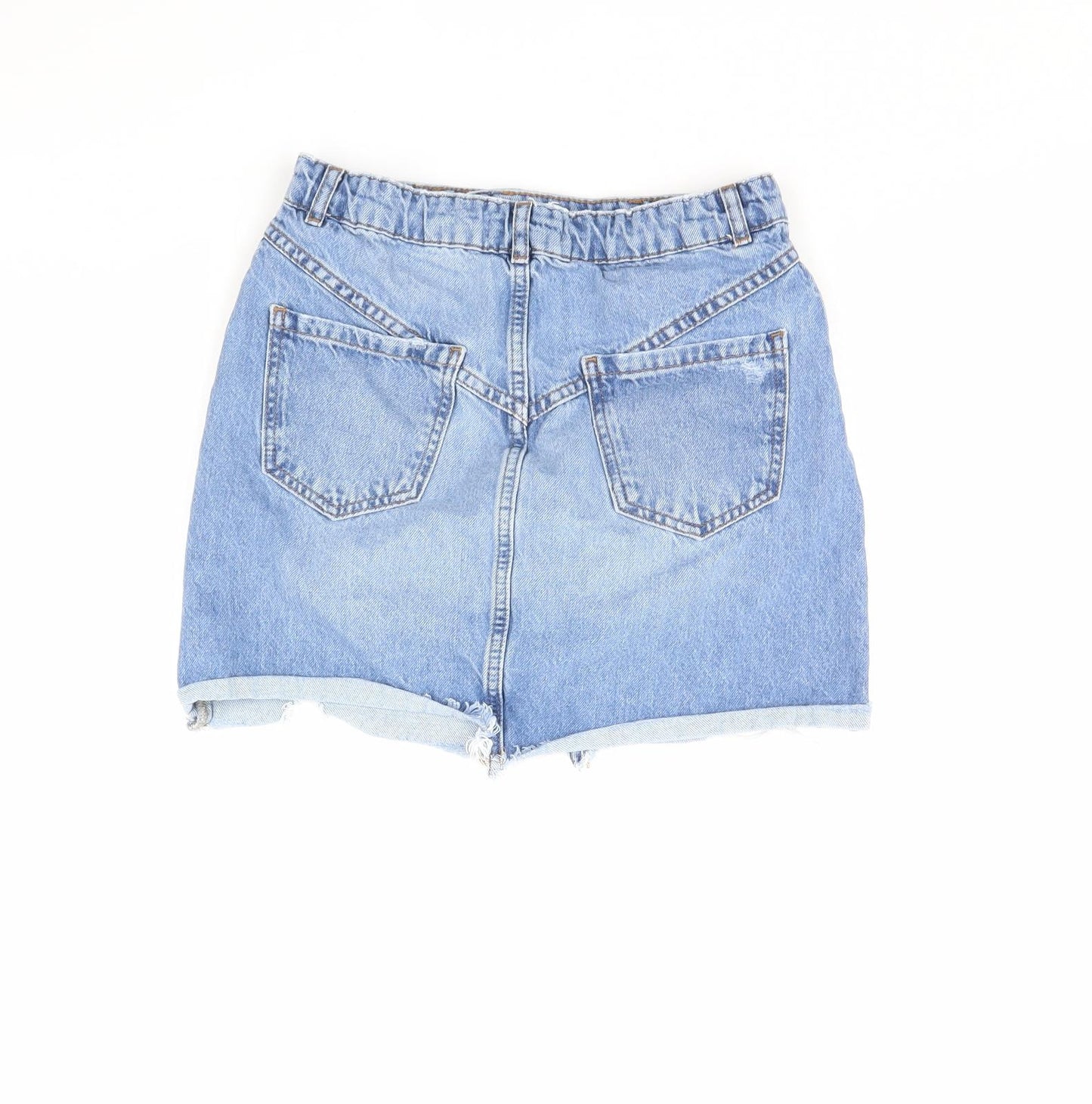 Zara Girls Blue  Denim Mini Skirt Size 13 Years