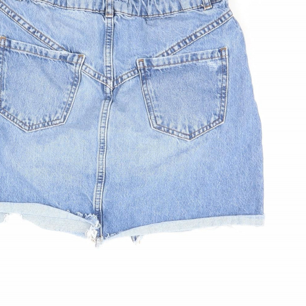 Zara Girls Blue  Denim Mini Skirt Size 13 Years