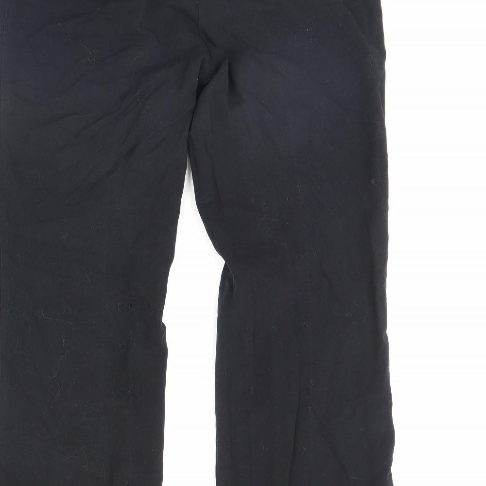 M&S Womens Black   Dress Pants Trousers Size 12 L30 in