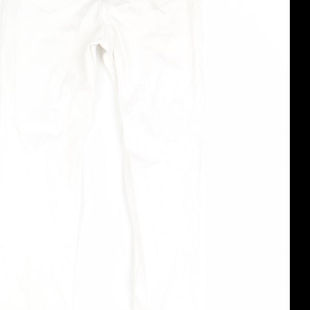 NEXT Womens White  Denim Skinny Jeans Size 10 L29 in
