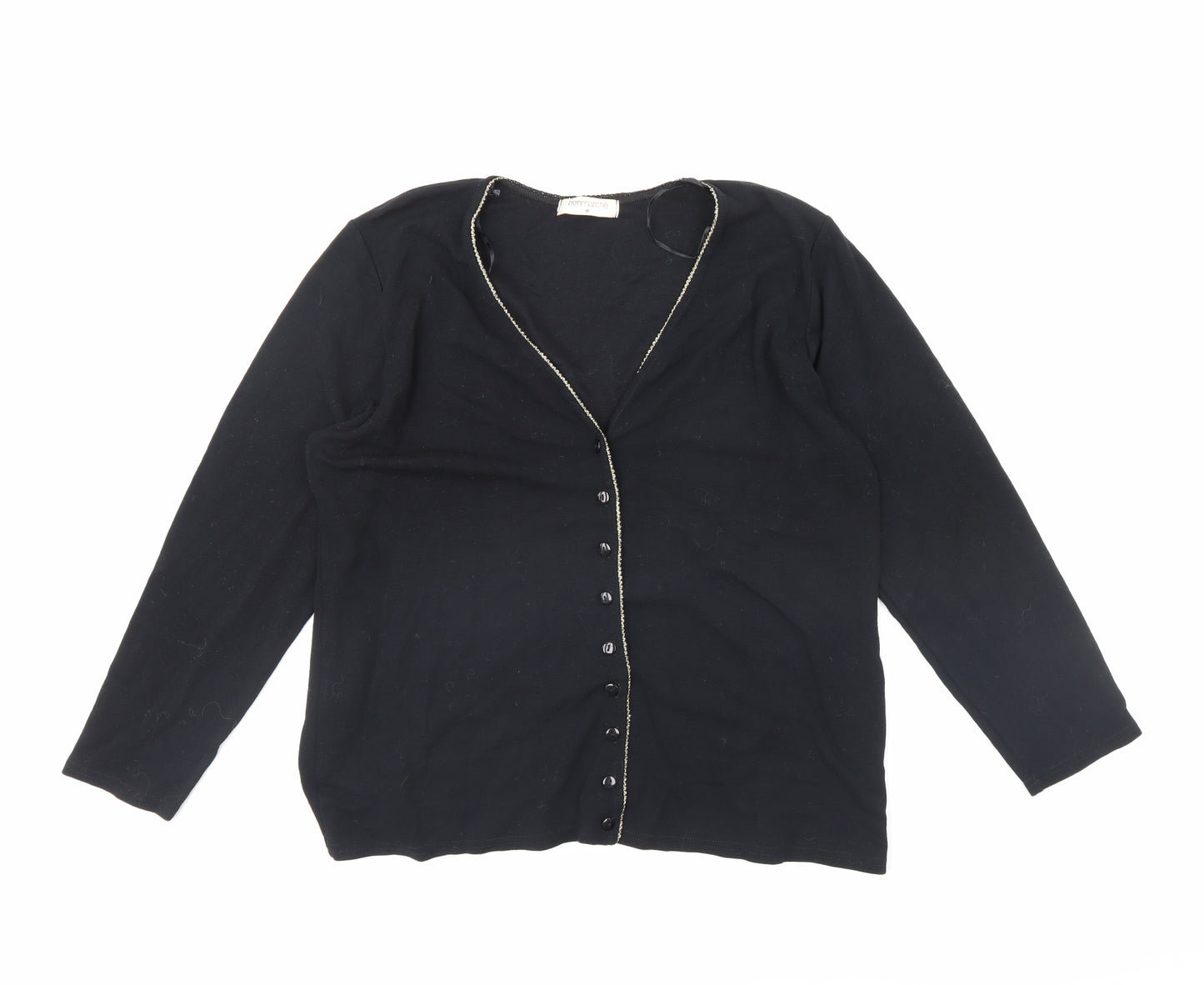Bonmarché Womens Black   Cardigan Jumper Size M