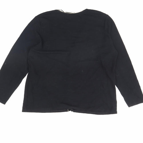 Bonmarché Womens Black   Cardigan Jumper Size M