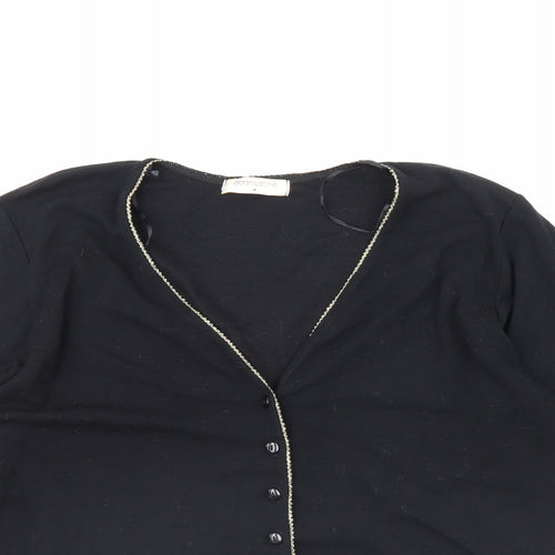 Bonmarché Womens Black   Cardigan Jumper Size M