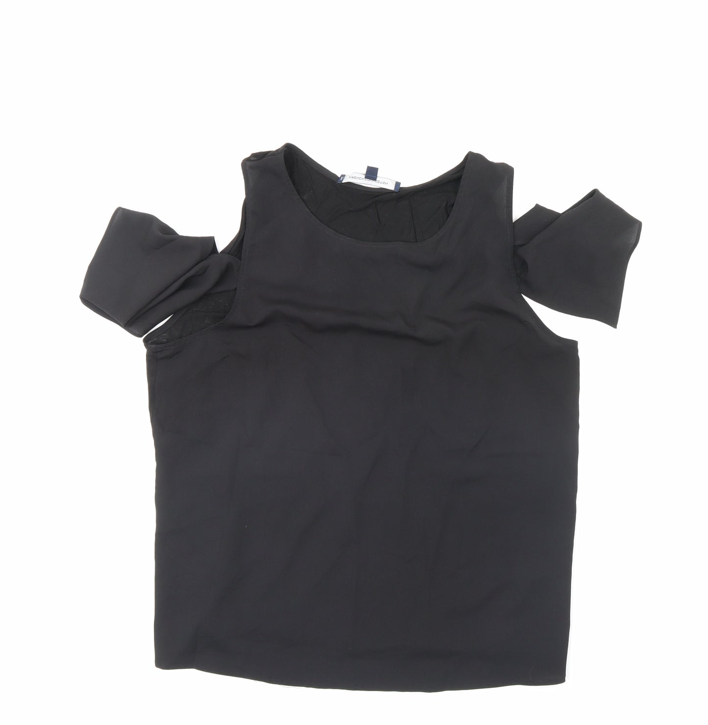 French Connection Womens Black   Basic Blouse Size L