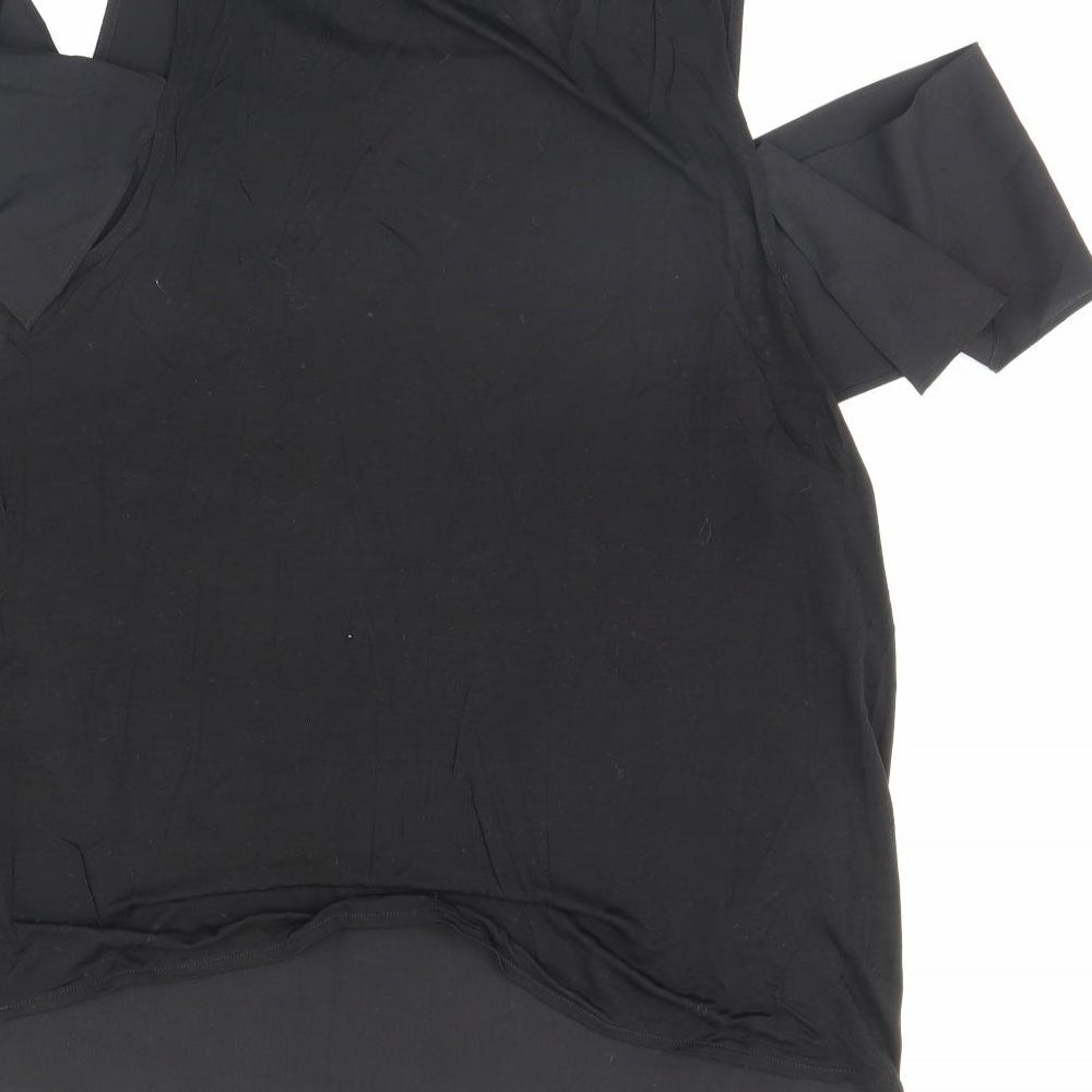 French Connection Womens Black   Basic Blouse Size L