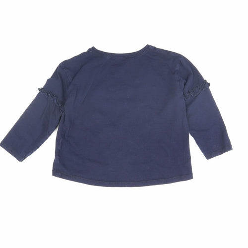 NEXT Girls Blue   Basic T-Shirt Size 3 Years