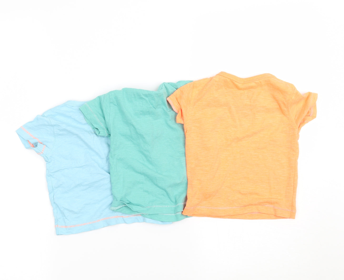 NEXT Boys Multicoloured   Basic T-Shirt Size 3-6 Months  - pack of 3 t shirts