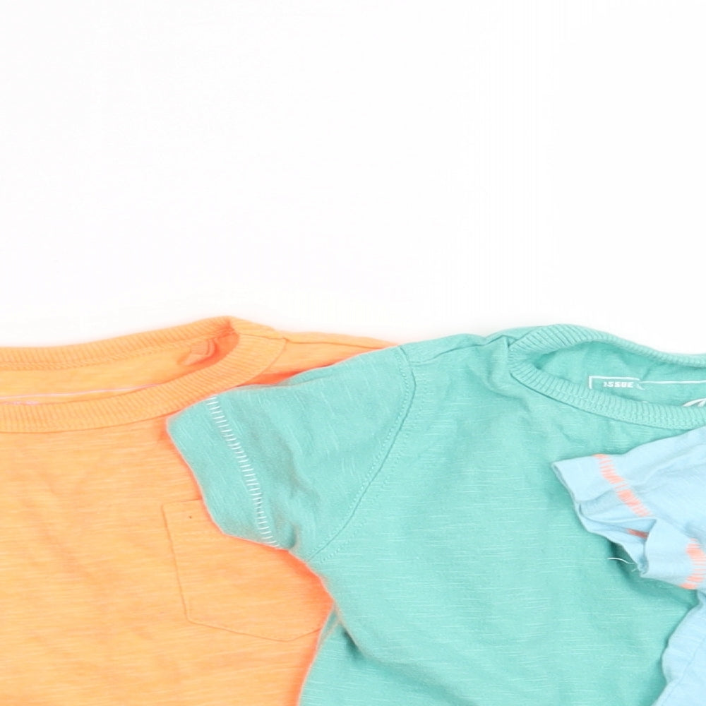 NEXT Boys Multicoloured   Basic T-Shirt Size 3-6 Months  - pack of 3 t shirts