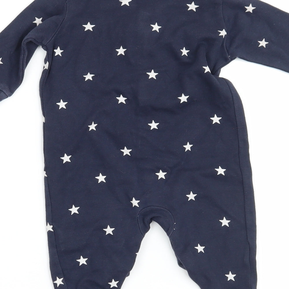 NEXT Baby Blue Geometric  Babygrow One-Piece Size 0-3 Months