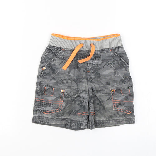 George Baby Grey Camouflage  Jogger Trousers Size 18-24 Months