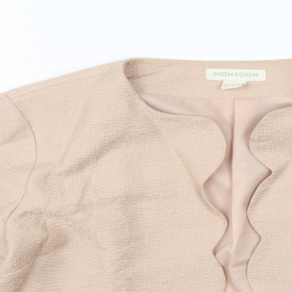 Monsoon Womens Pink   Jacket  Size 10