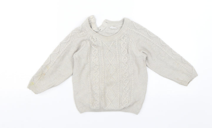 H&M Baby Grey Pullover Jumper Size 18-24 Months