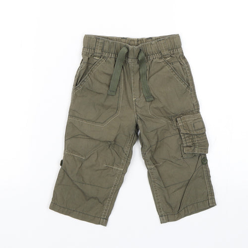 NEXT Baby Green   Cargo Trousers Size 6-9 Months