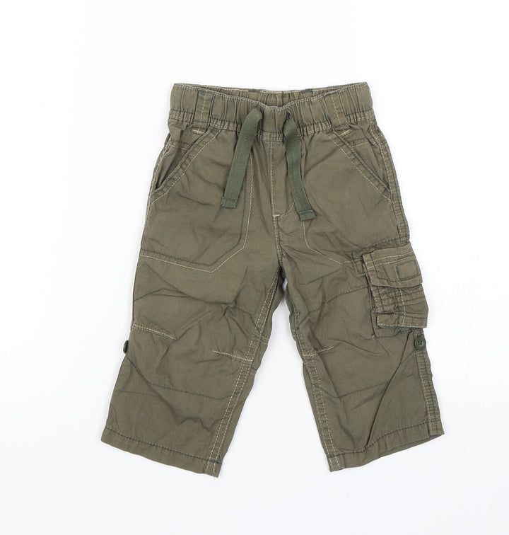 NEXT Baby Green   Cargo Trousers Size 6-9 Months